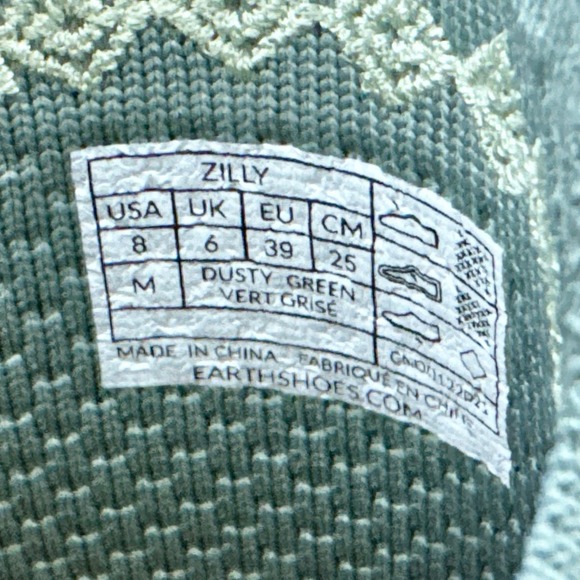 NIB Earth Origins Zilly 8 39 Slip On Comfort Casual Sneaker Mules Dusty Green - Picture 11 of 13